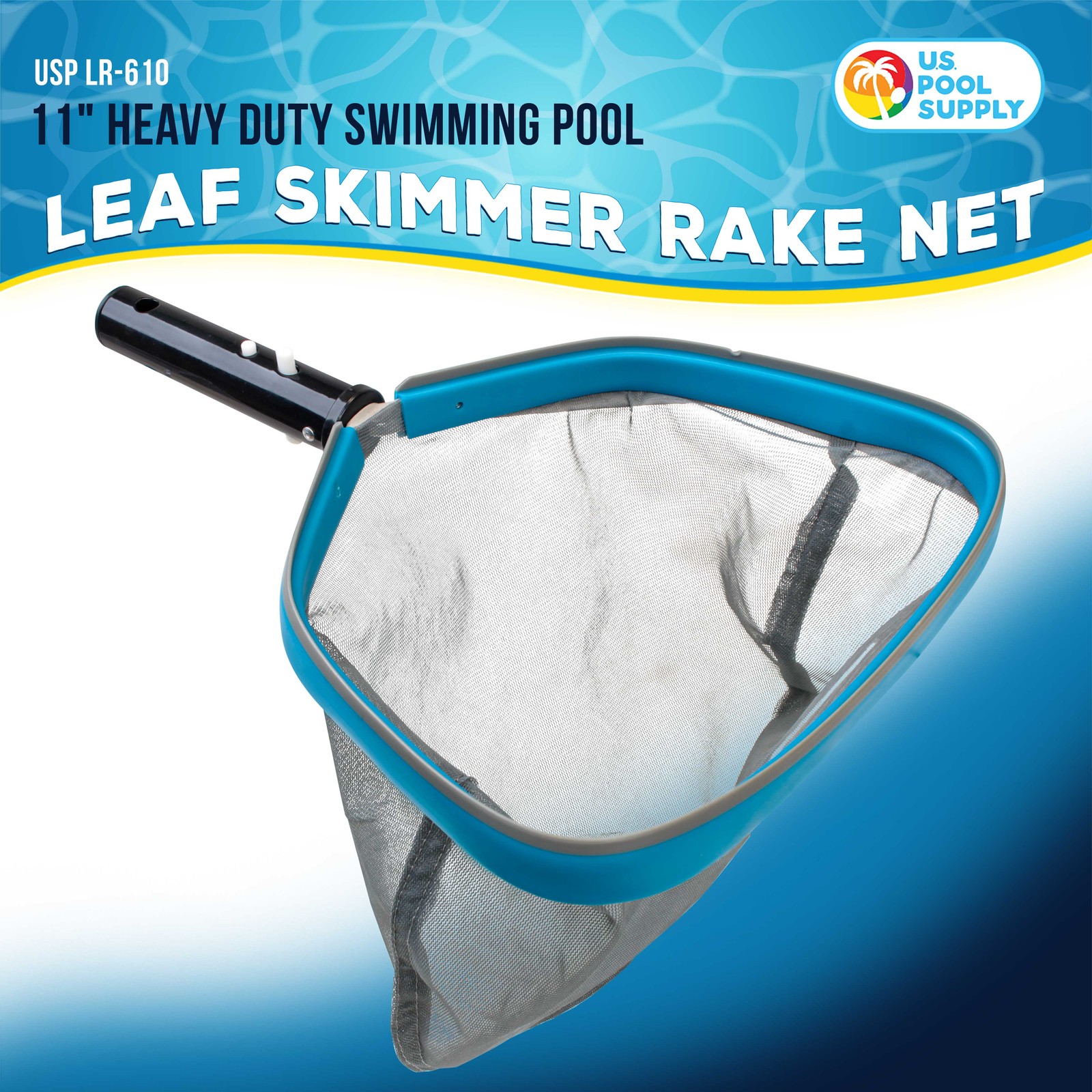 U.S. Pool Supply 11" Swimming Pool, Spa Leaf Skimmer Rake Net, 11" Deep Mesh gallery
