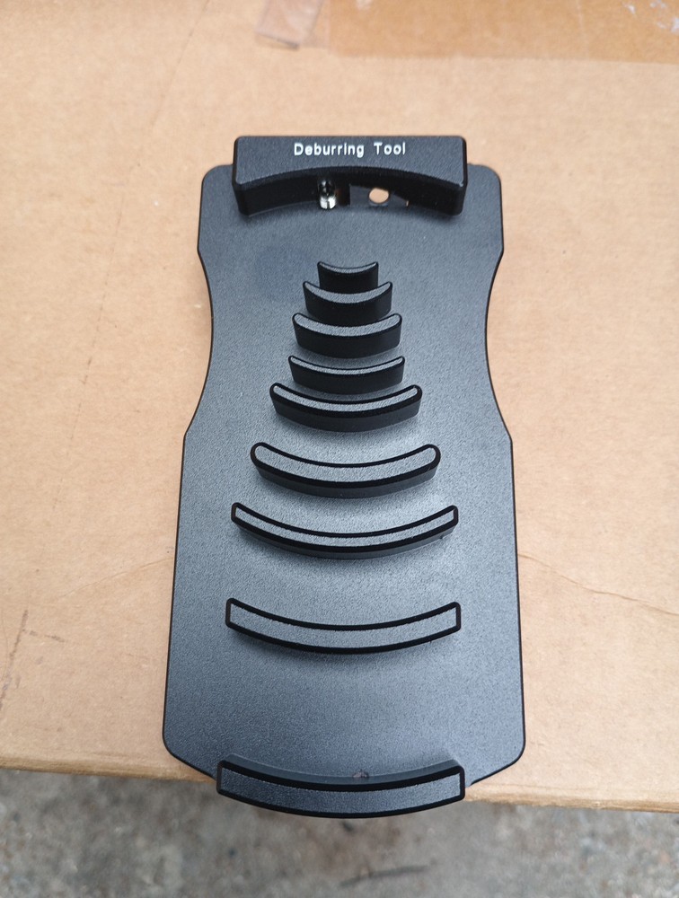 PVC Pipe Deburring Tool for Plastic Pipe in 6 Pipe Sizes from 1-1/4 to 4 inch