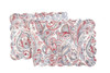 Claiborne Paisley Quilted Reversible 51" C&F Table Runner - Pinks, Blue, White gallery