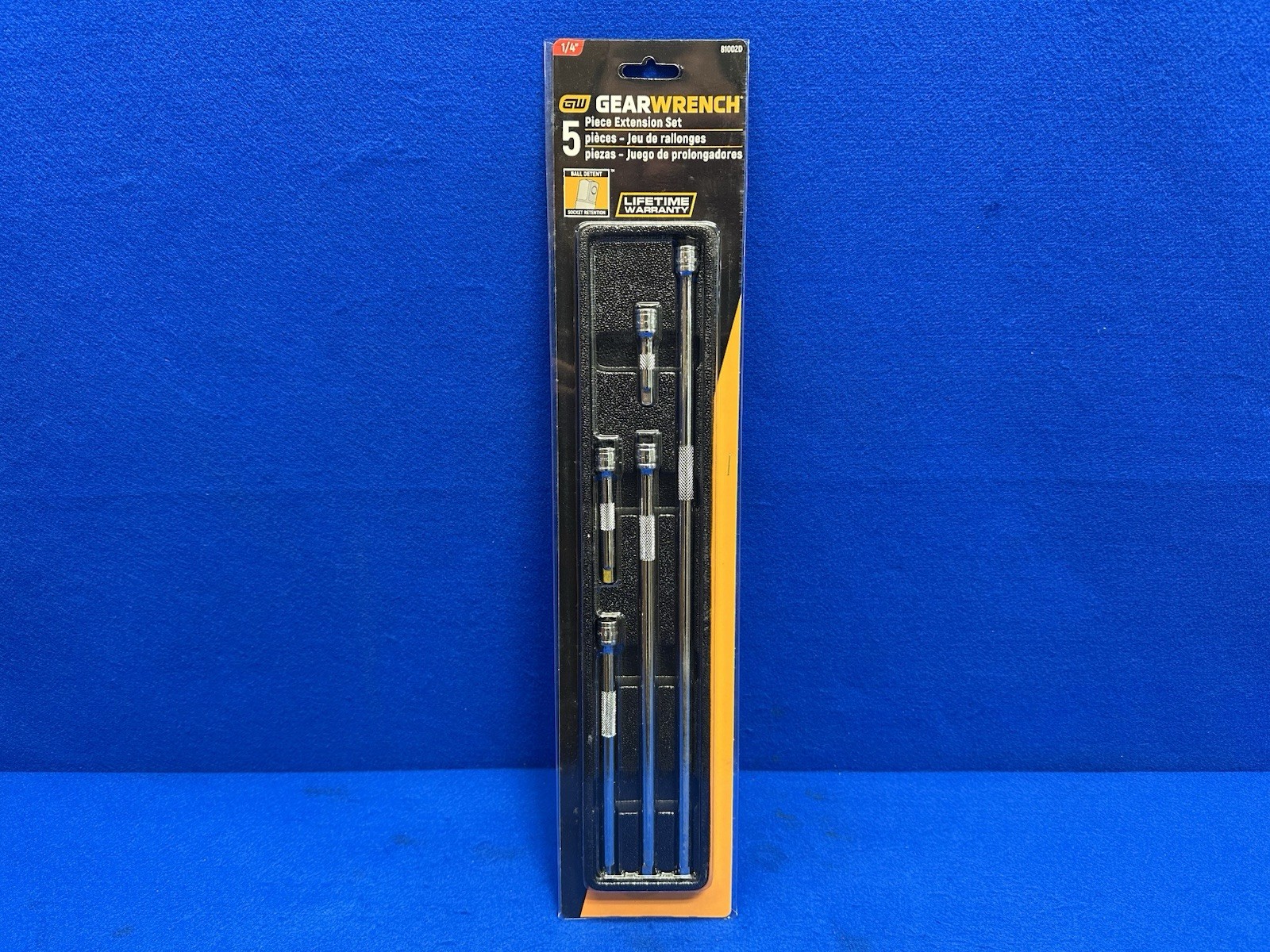 GearWrench 5 Pc 1/4" Drive Standard Extension Set 81002D gallery