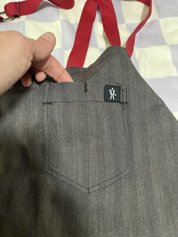 Apron Polyester Cotton Blend Cooking Arts Gardening Stylish Grey Pattern gallery