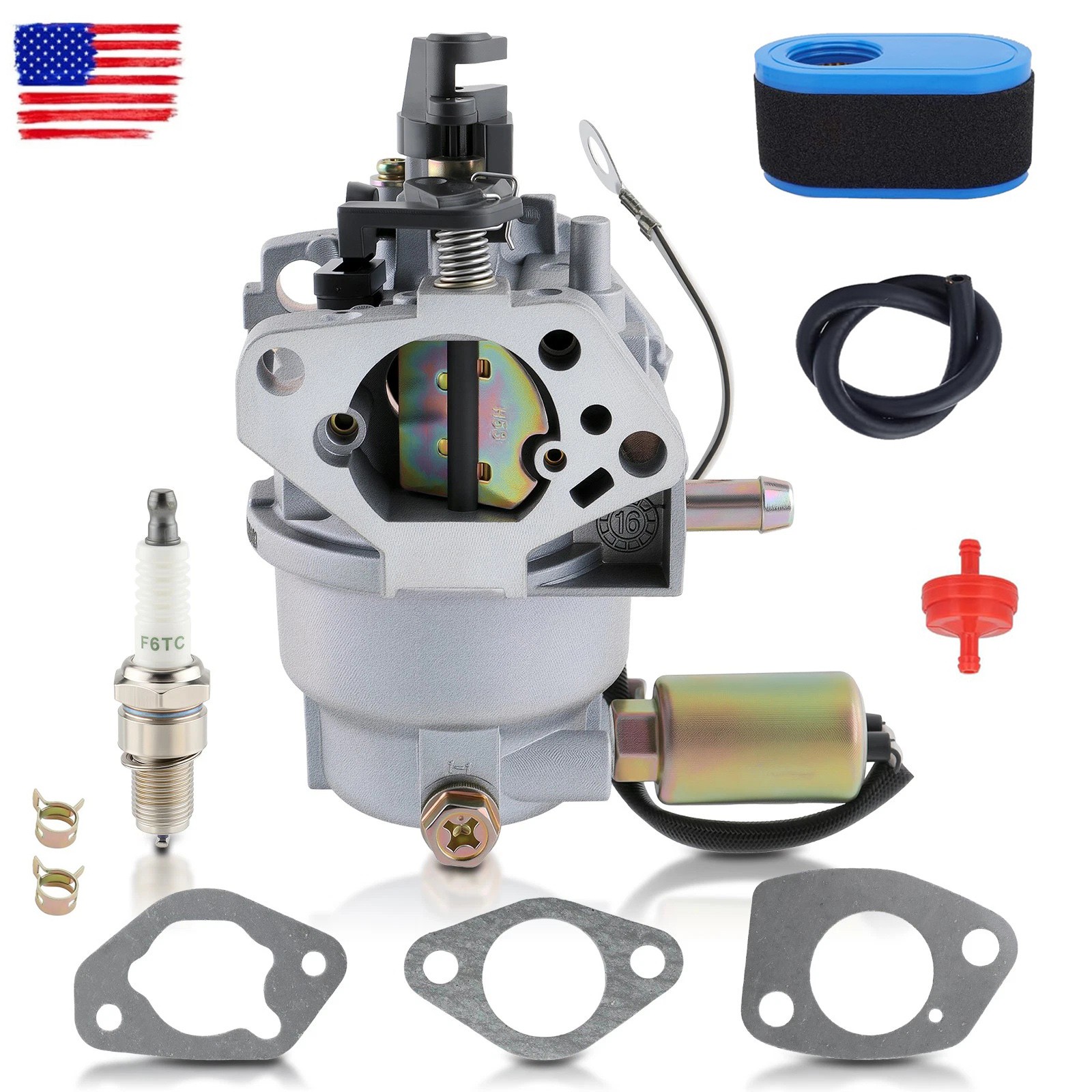Carburetor for Troy-Bilt TB30R Riding Lawn Mower Model# 13A726JD066 382cc engine gallery