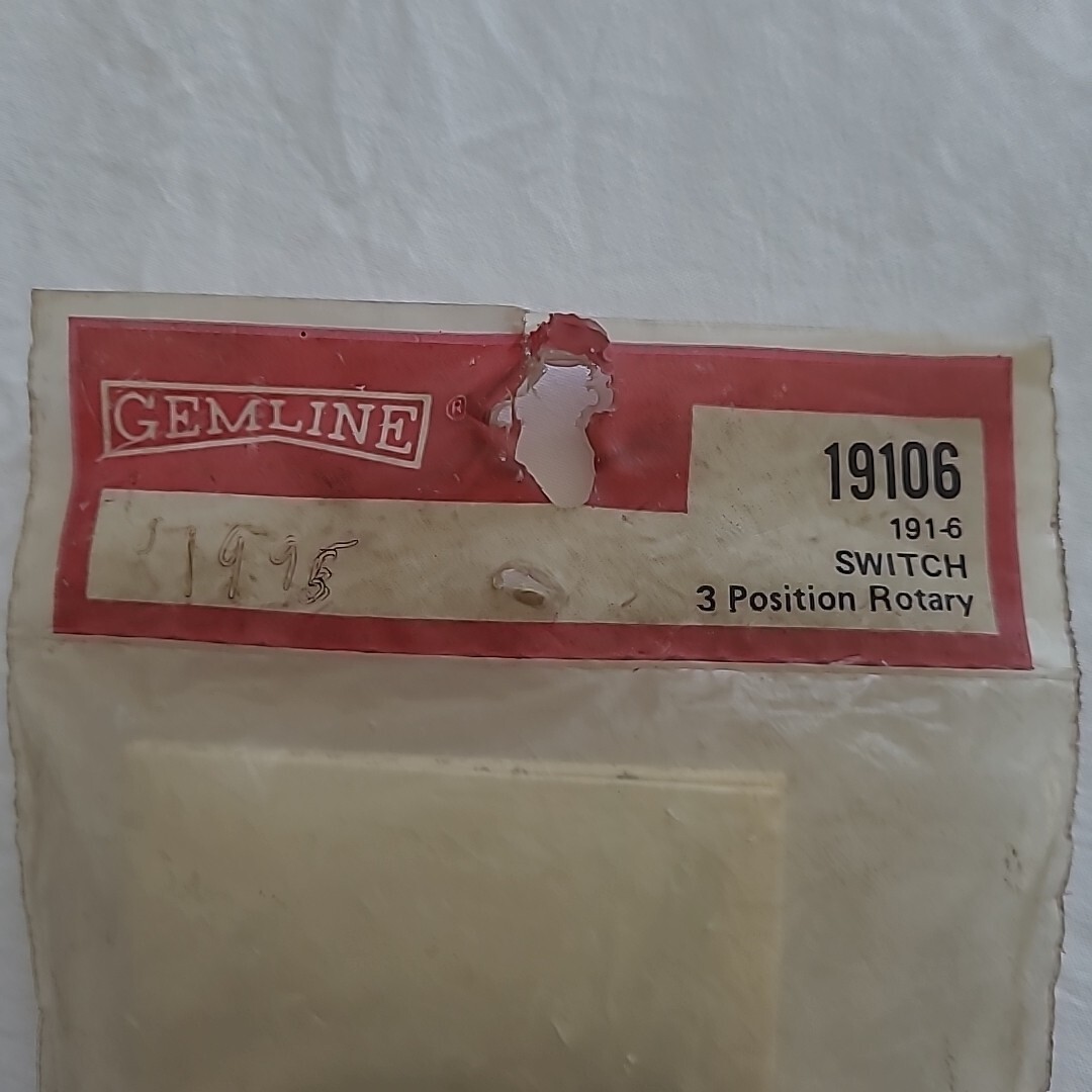Gemline 19106 191-6 SWITCH 3 Position Rotary -new- gallery