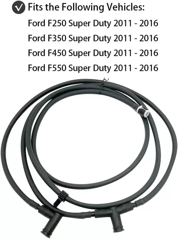 Windshield Washer Nozzle Jet Hose Kit for 2011-2016 Ford F250 F350 F450 F550 Sup gallery
