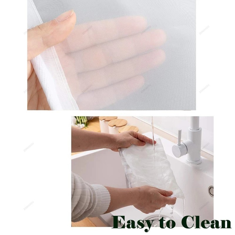 Fine Mesh Fabric Strainer Filter Bag Nut Milk Reusable Bag Cheese Cloth Kitchen gallery