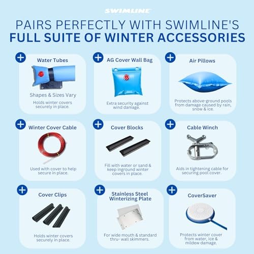 HYDROTOOLS Leaf Net Heavy Duty Winter Leaf Net Pool Cover for Above Ground gallery