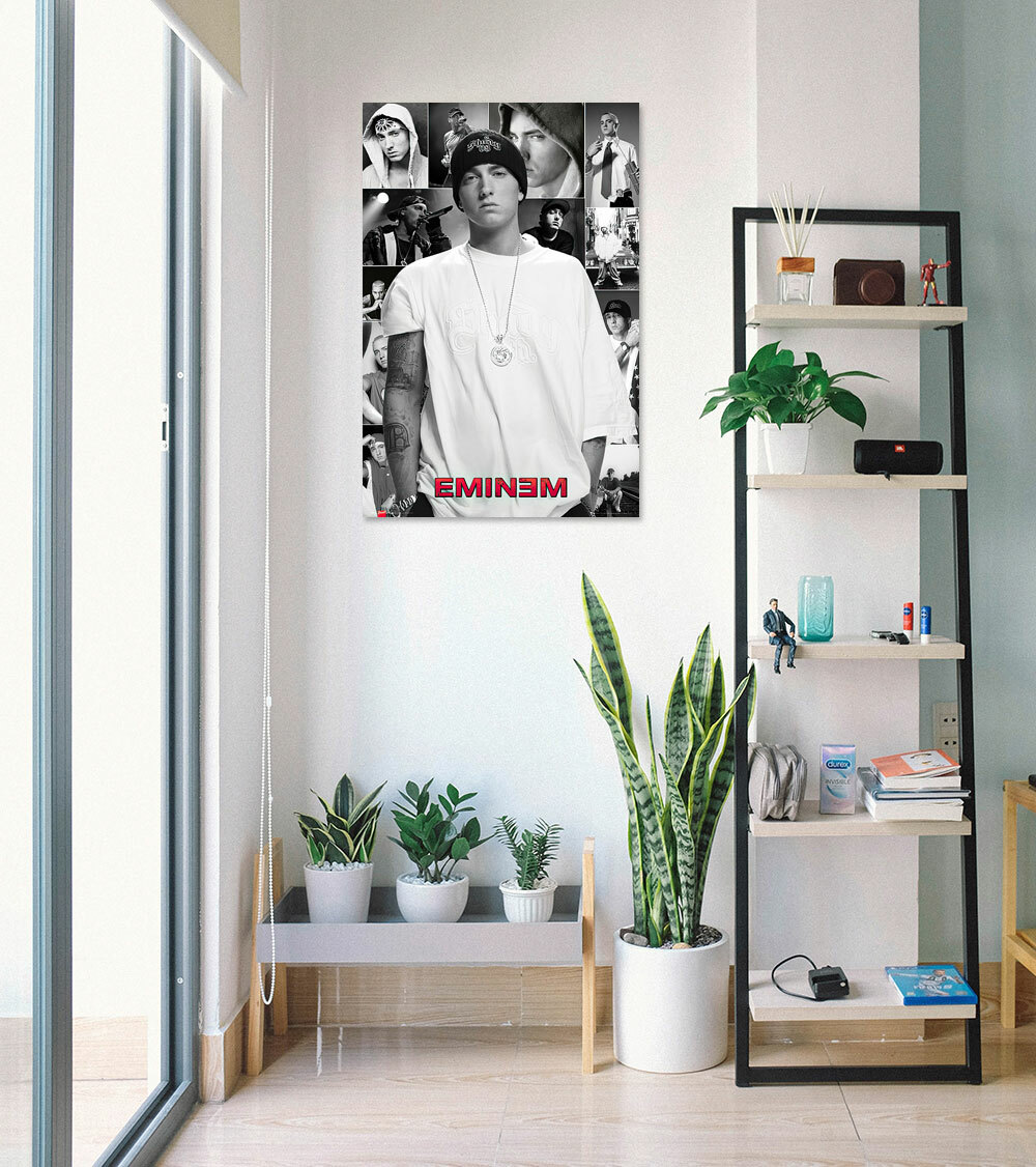 Eminem - Music Poster / Print (Image Collage - White Shirt) (Size: 24" X 36") gallery