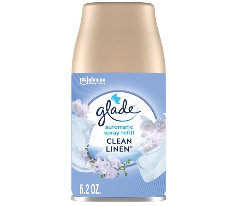 Glade Automatic Spray Refill, Air Freshener for Home and Bathroom, Clean Linen, gallery