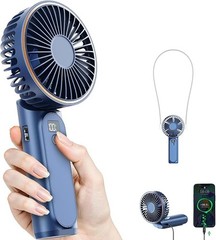 180° Adjustable 6 Speed Wind Portable Handheld Fan Portable Fan Rechargeable
