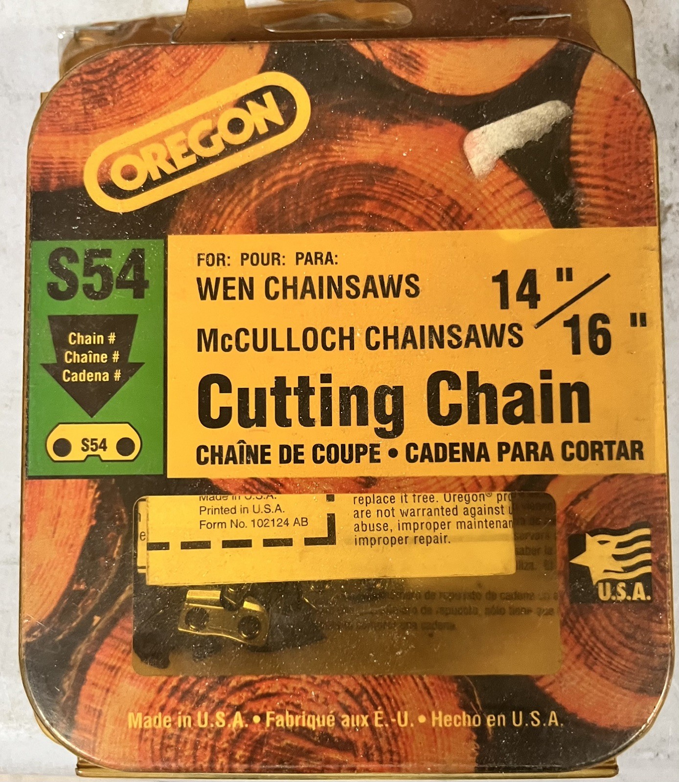 Oregon S54 16 In. Chainsaw Chain gallery