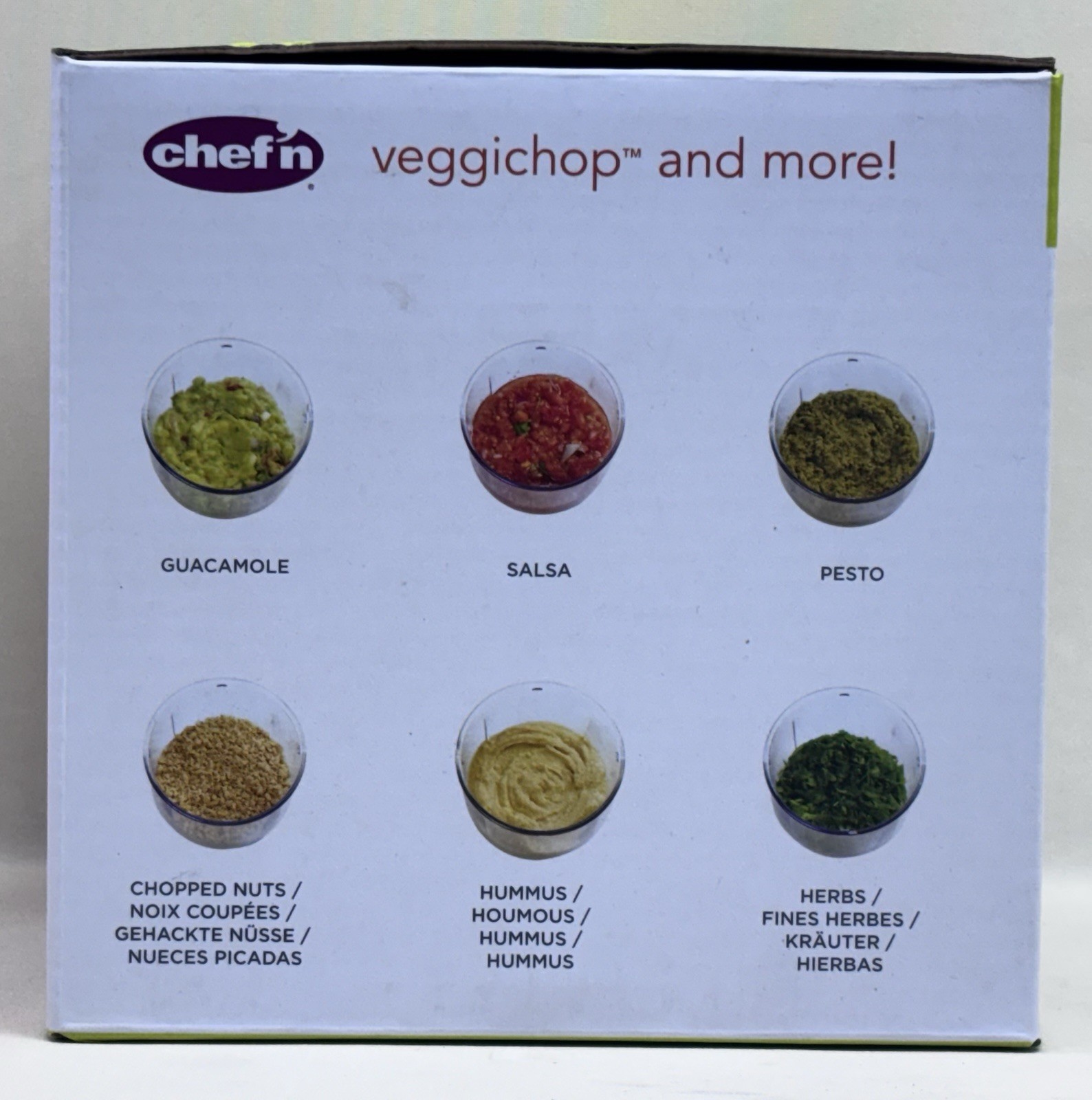 Chef’n VeggiChop Hand Powered Vegetable Chopper Storage Lid 3.8 Cup New gallery
