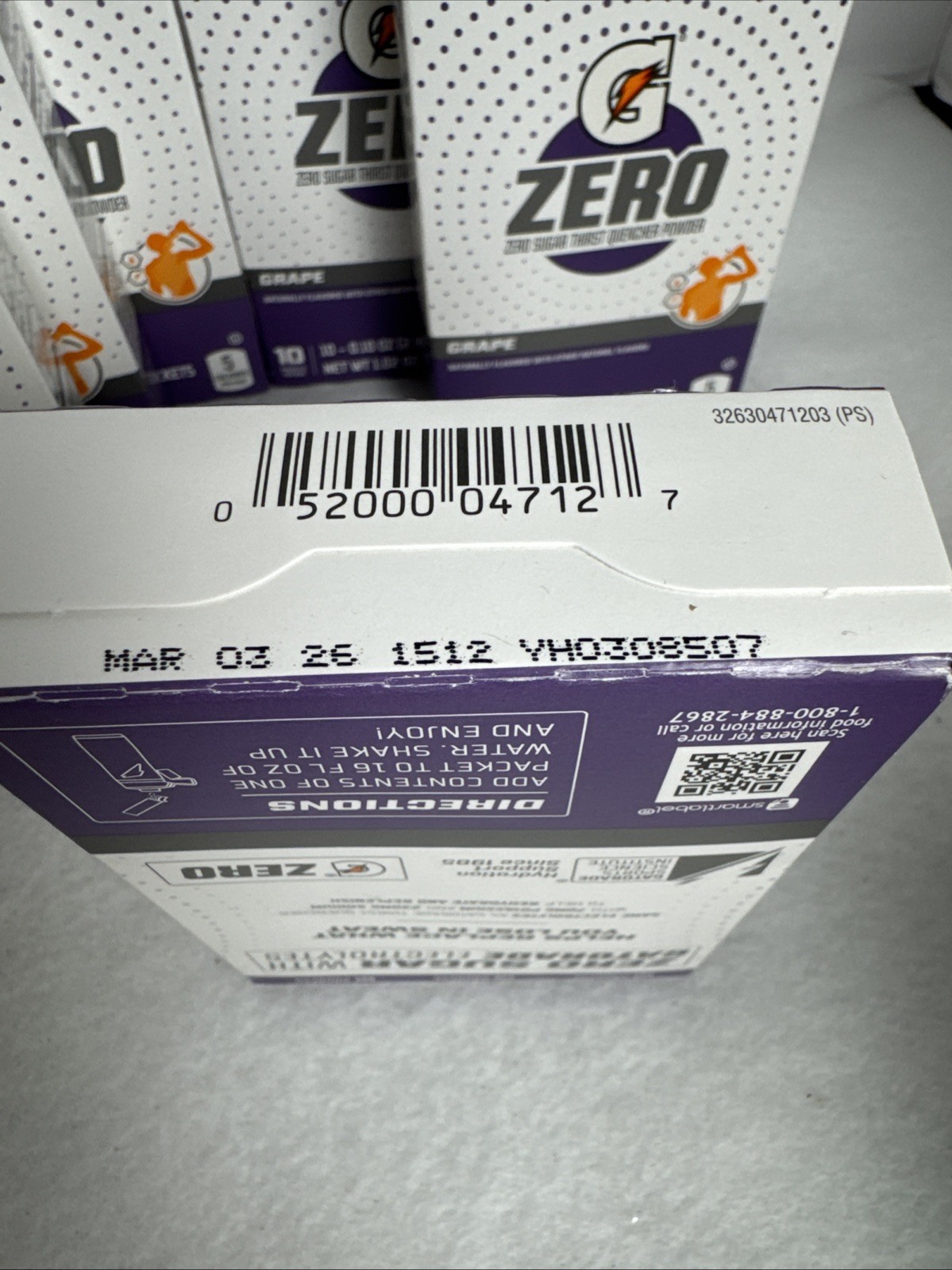 6x Gatorade G Zero Powder Grape 60Packets Sugar Free Sports Drink See Pictures gallery