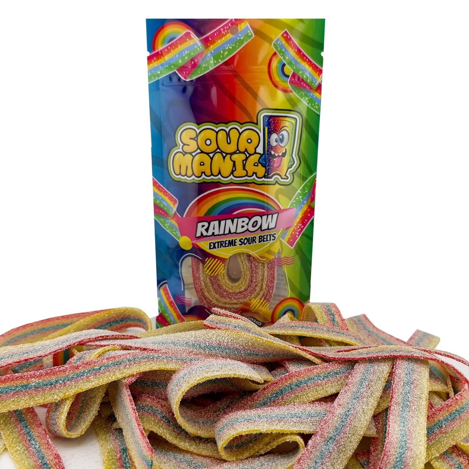 FirstChoiceCandy Sour Mania Extreme Sour Gummy Belts 3.6 oz ( Pack Of 6 ) gallery