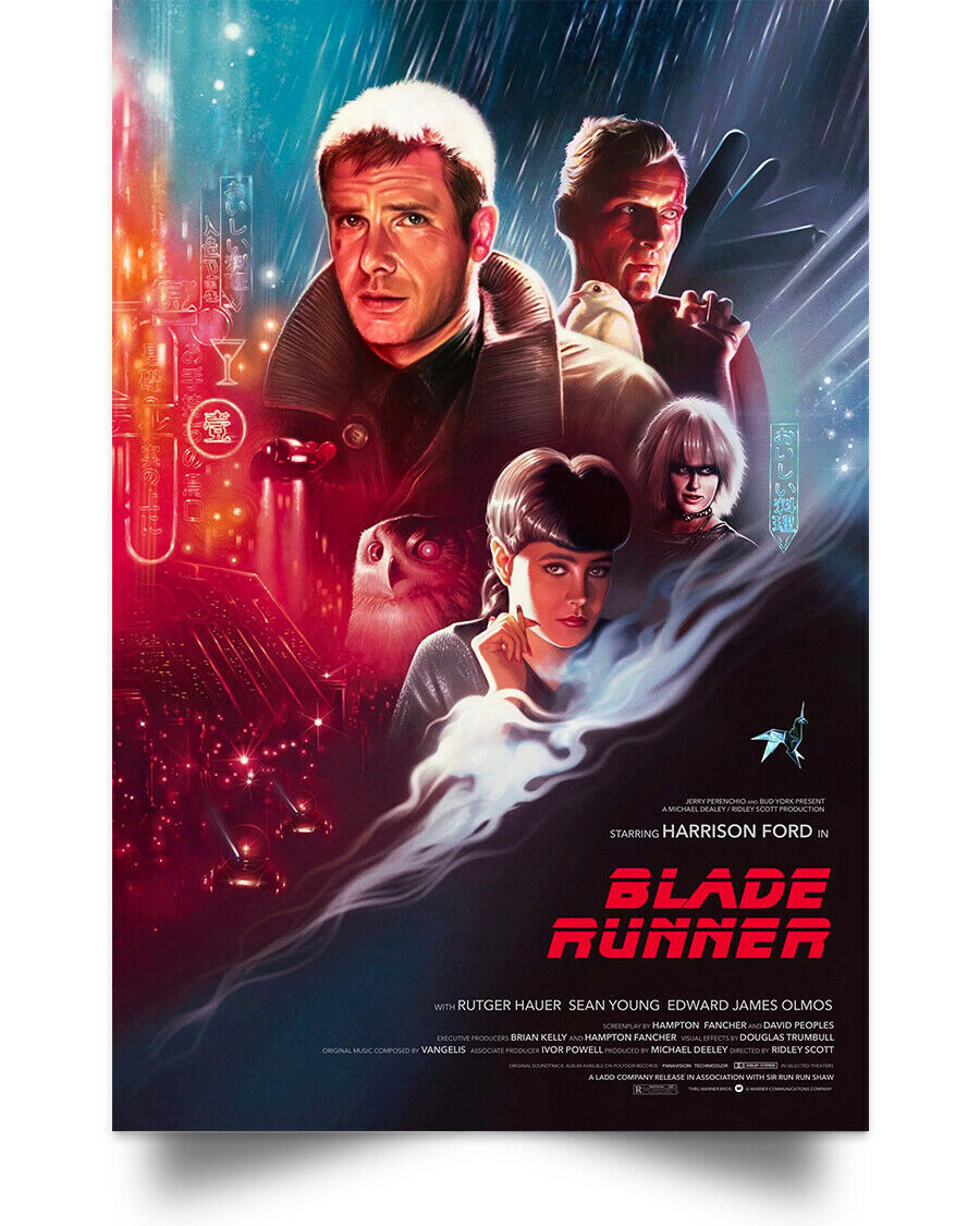 BLADE RUNNER (1982) Movie Poster Wall Art Decor Home - POSTER 20x30 gallery