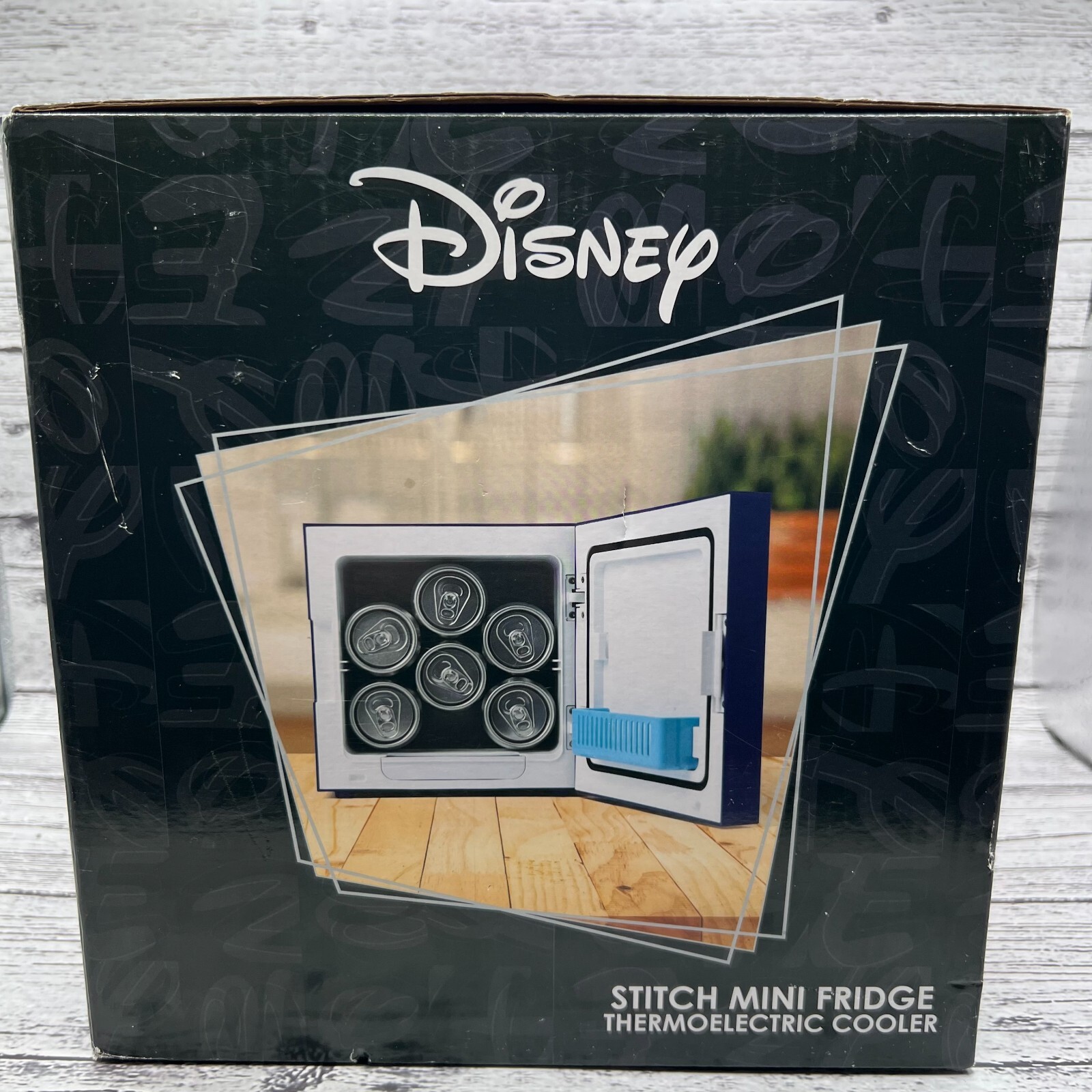 Disney Stitch Mini Fridge Thermoelectric Cooler - Holds Up To 6 Cans gallery