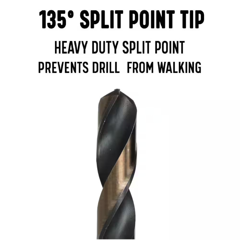37/64 In. Contractor Grade Drill Bit with 1/2 In. 3-Flat Shank gallery