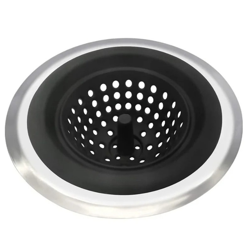 1pc Kitchen Silicone Sink Strainer Anti-Clogging Food Waste & Hair Catcher - NEW gallery