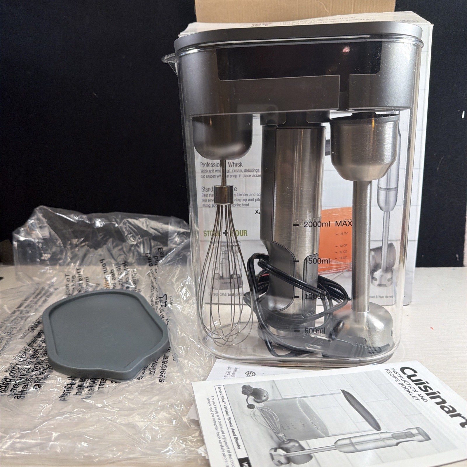 Cuisinart, Immersion Smart Speed Stick Hand Blender + Storage Case Bundle Set gallery