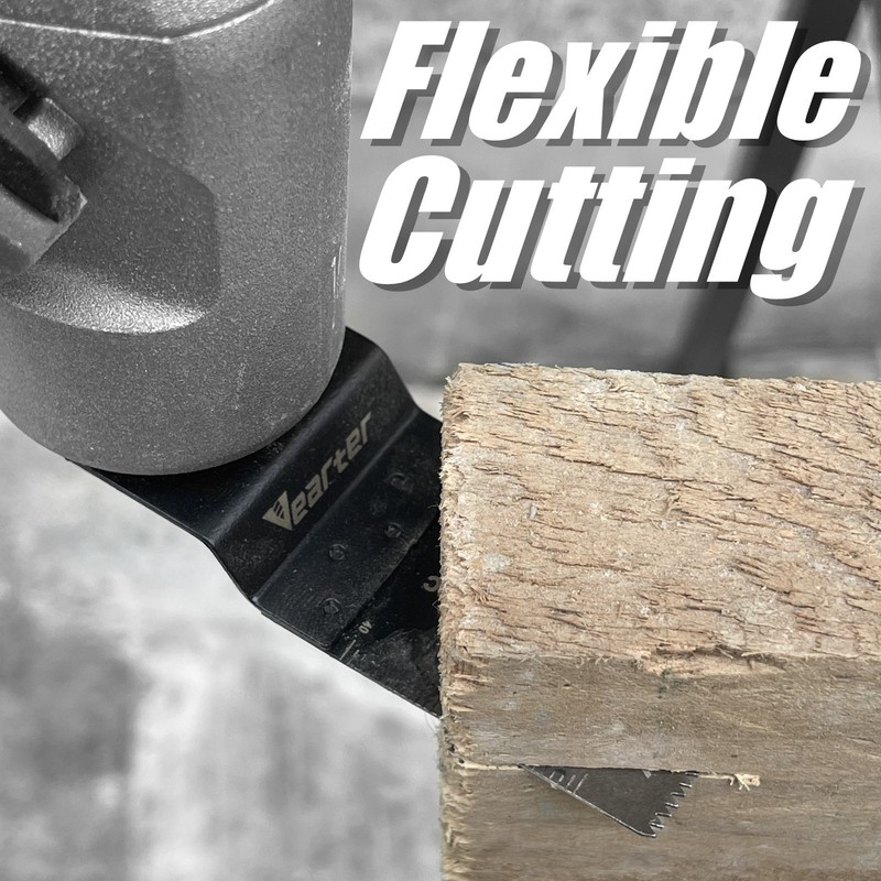 Vearter 10Pack Oscillating Multi-tool Saw Blade High Carbon Steel 44mm for Wood gallery