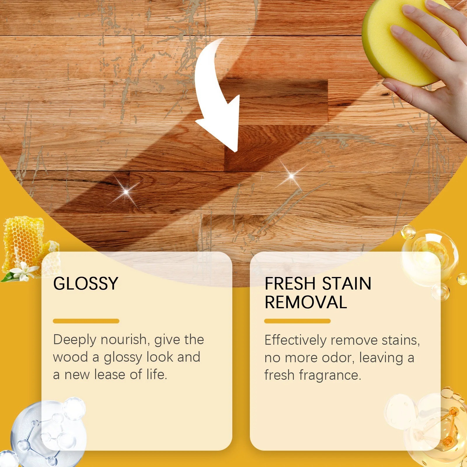 Beeswax Spray Essential Oil Wax,Multi-Purpose Furniture Polish,Wood Care Spray gallery