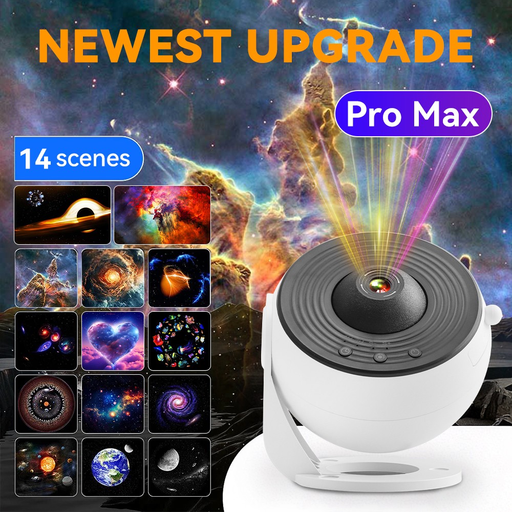 Galaxy Projector 14-In-1 Planetarium Star Projector Sky Night Light Ceiling Kids gallery