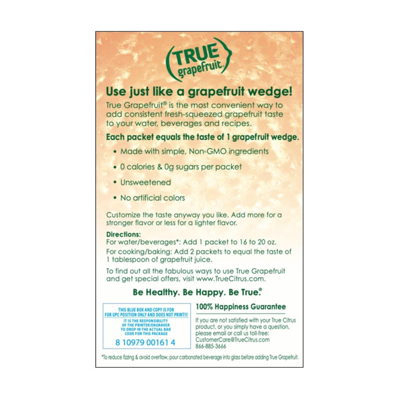 True Grapefruit Sachet Packets, 32 Count (0.90 Oz) gallery
