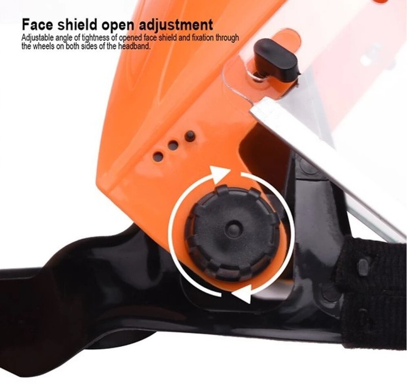 275mm Clear Vision Replaceable Face Shield Safe Protection CE Approved gallery