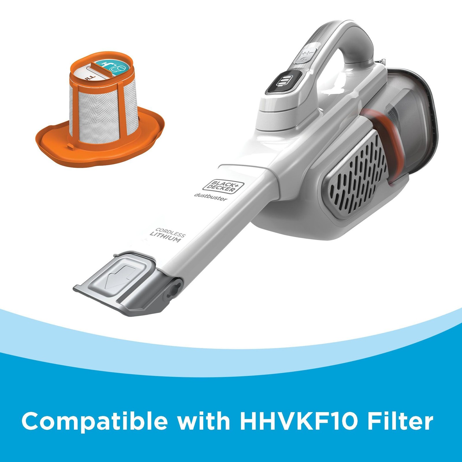 Cordless Hand Vacuum Rechargeable Portable Car Dust Buster HHVK320J10 Held gallery