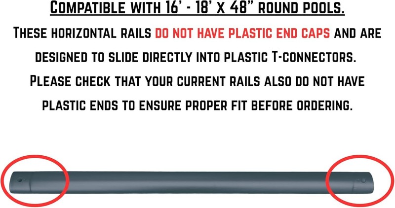 Replacement Horizontal Pool Leg/pole For Bestway Power Steel 18ft x48in pool gallery