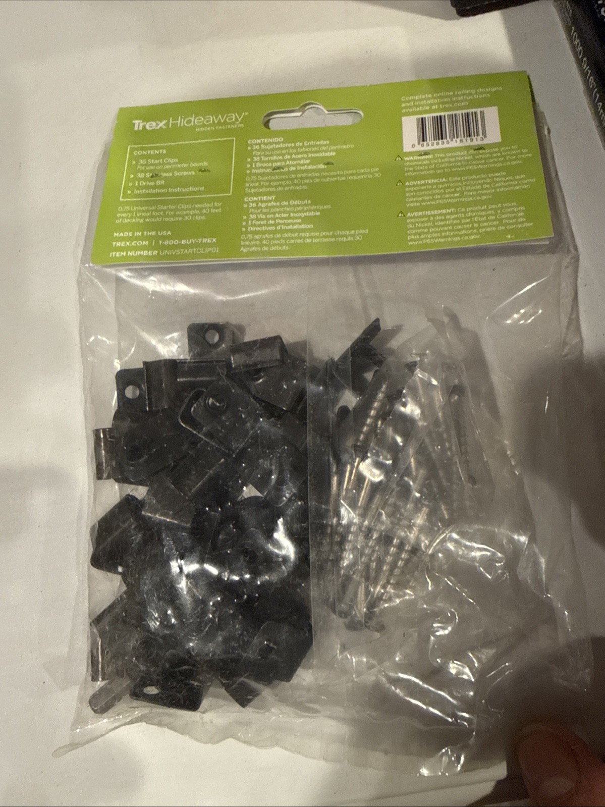 Hideaway Universal Starter Clips-400 Sq. Ft. (36 Clips) gallery
