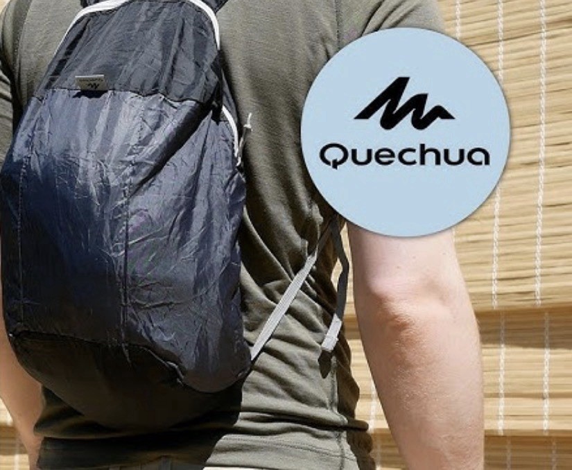 Quechua 10L Ultra Compact Forclaz Back Pack Green Rucksack