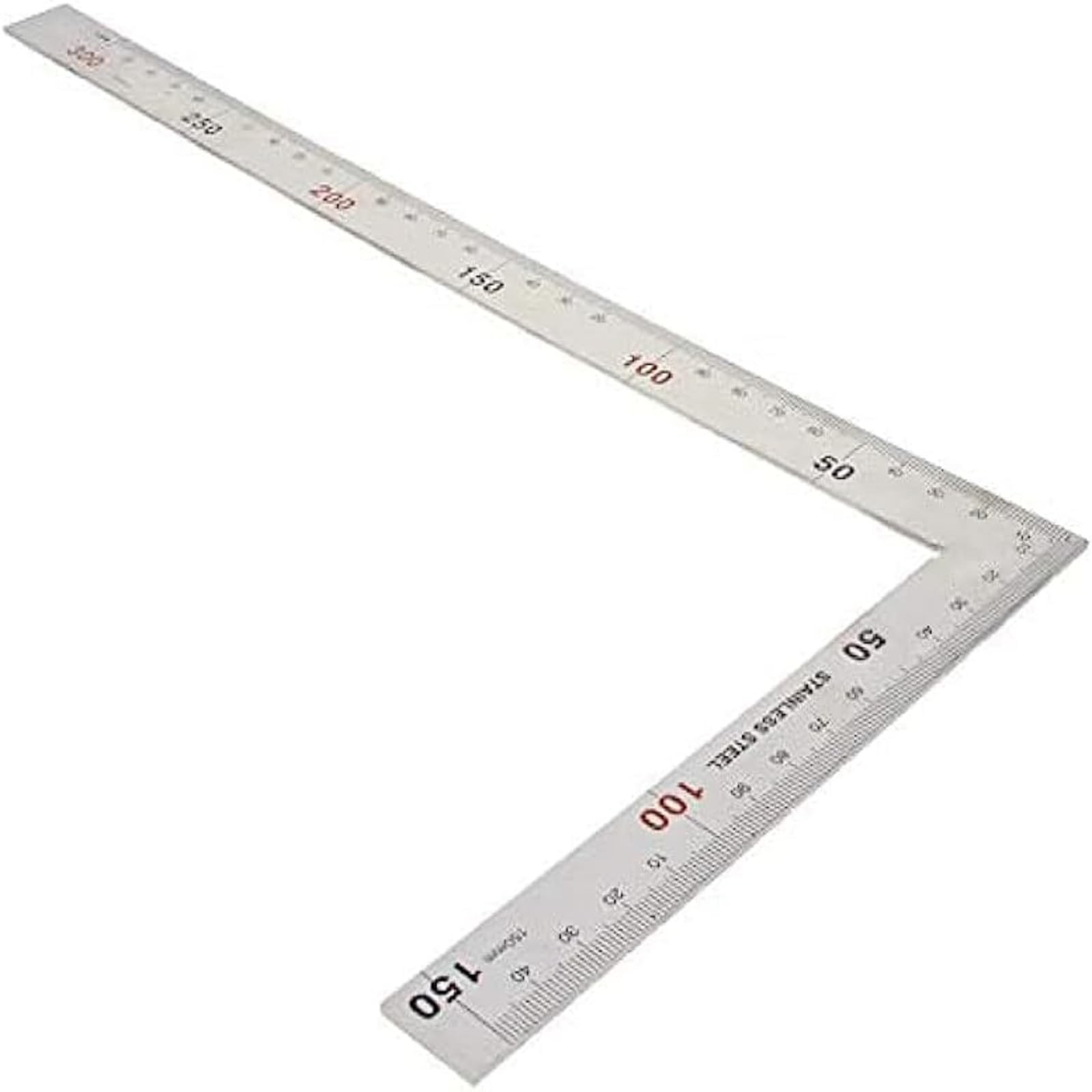 Right Angle Ruler 150×300mm Stainless Steel L Shape Ruler 90 Degree Square To... gallery