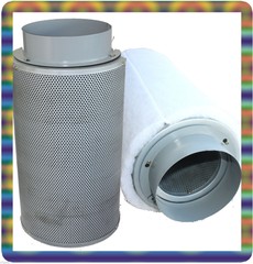 6″ HYDROPONIC INLINE EXHAUST AIR CARBON FILTER SCRUBBER GROW SYSTEM SUPPLY