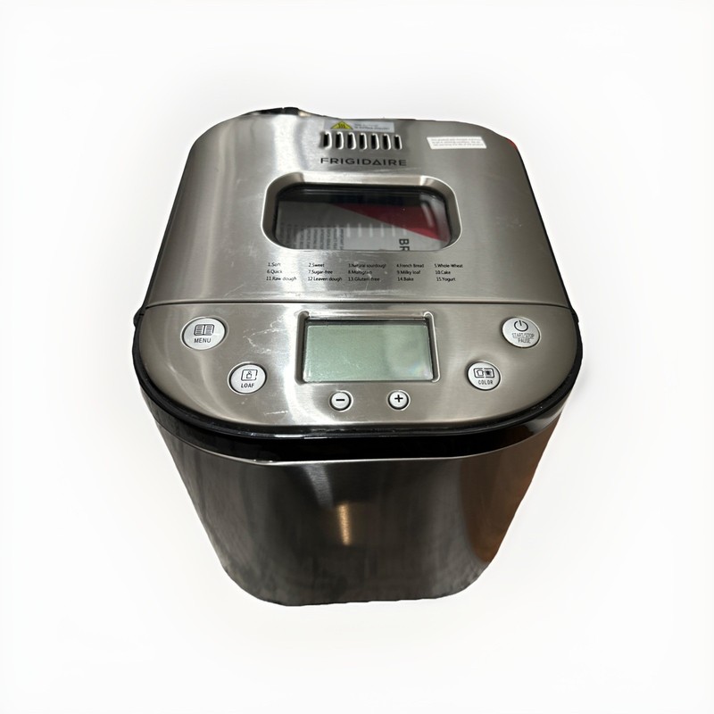 Frigidaire EBRM100 2LB Stainless Steel Bread Maker 15 Programs LCD Display gallery