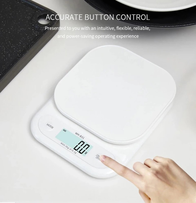 Basculas de cocina Balanzas electronica Digital LCD bateria carga USB 3kg/7kg gallery