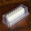 Chef Craft Select Plastic Butter Dish, 7 Inches In 7 inches in length, Clear gallery