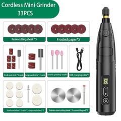Cordless Rotating Tool Adjustable 6 Speed Tool Kit with Storage Box&Cable