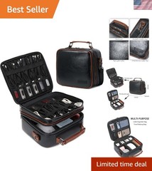 Travel-Friendly Electronics Organizer with Shoulder Strap – Stylish & Practical