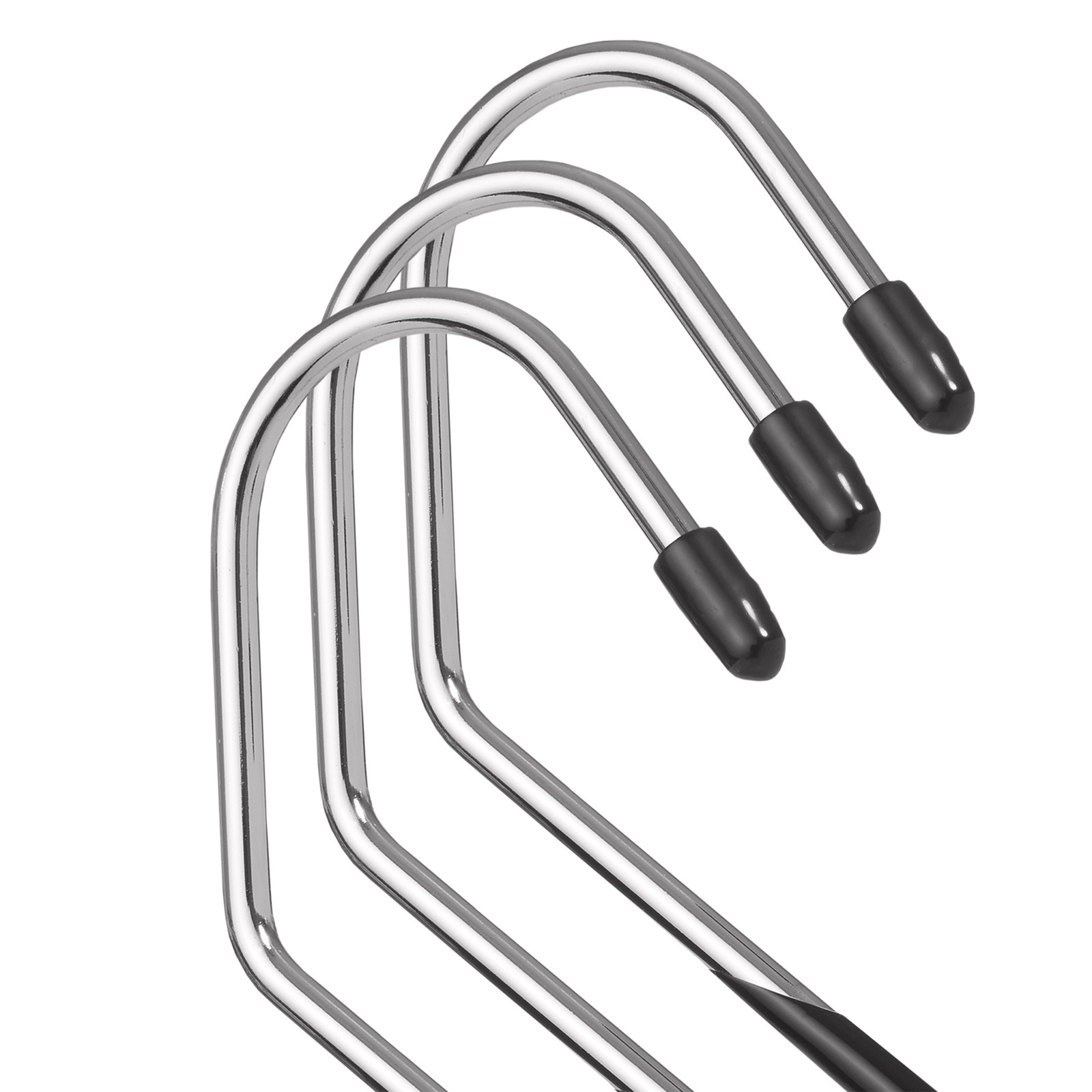 40 Open Ended Pants Hangers Non-Slip for Trousers Slacks Jeans Skirts Shorts gallery