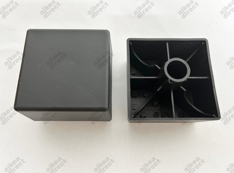 Ikea Kivik replacement black plastic legs # 121236 (2 pack) - NEW USA shipped gallery