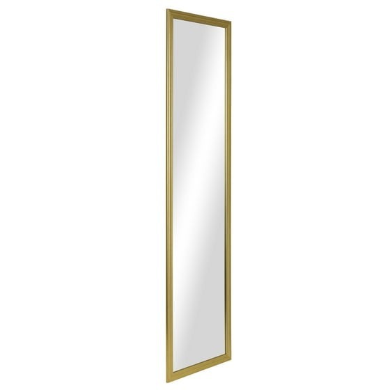 Mainstays 13x49 Gold Rectangle Large Wall Mirror for Bathroom or Living Room gallery