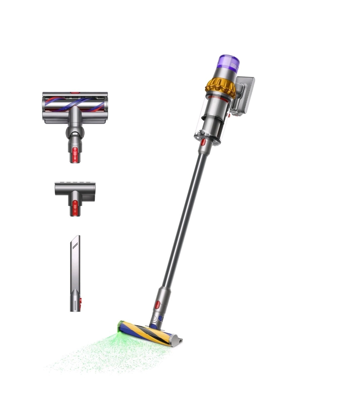 Dyson V15 Detect Total Clean Extra | Yellow/Nickel | Refurbished gallery