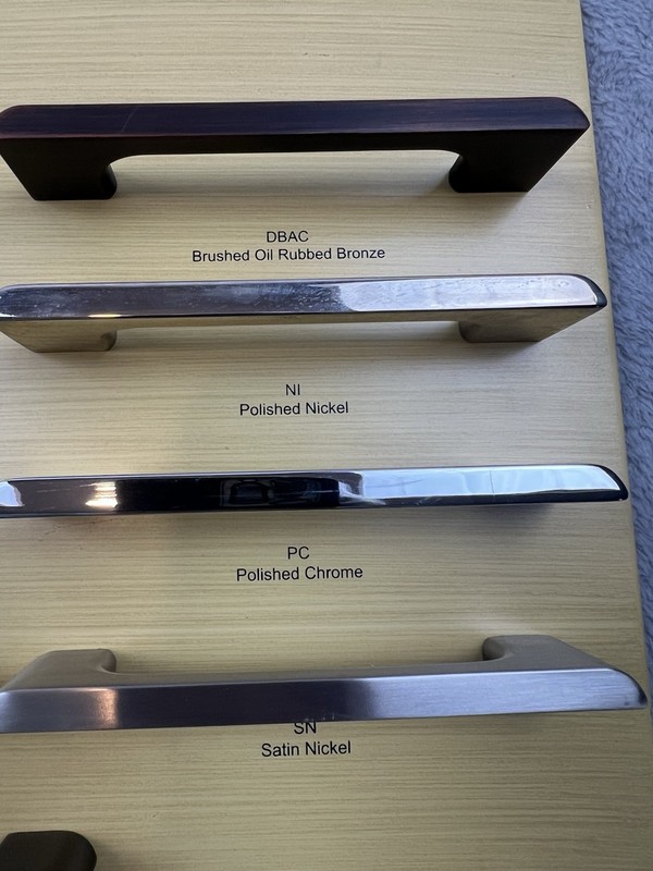 Jeffrey Alexander Leyton Drawer Pull Handle Knob Assorted Display 9 Pieces gallery
