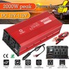 Car Power Inverter 1000/2000 Watts DC 12V to AC 110V Converter Adapter Charger gallery