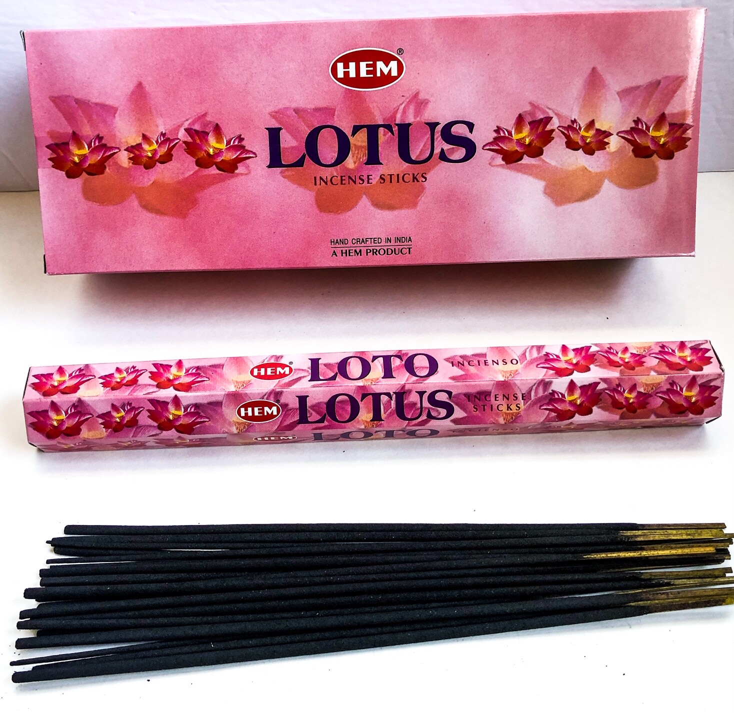 Hem Lotus Incense Sticks - Aromatherapy - Pick 20-40-80-100-120-160-200 gallery