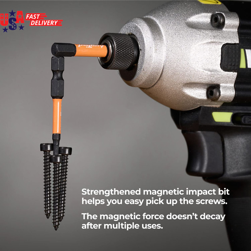 1/4" Impact Hex Bits Set 10Pcs,1/4" Hex-Shank Allen Wrench Drill Bit Set, S2 Ste gallery