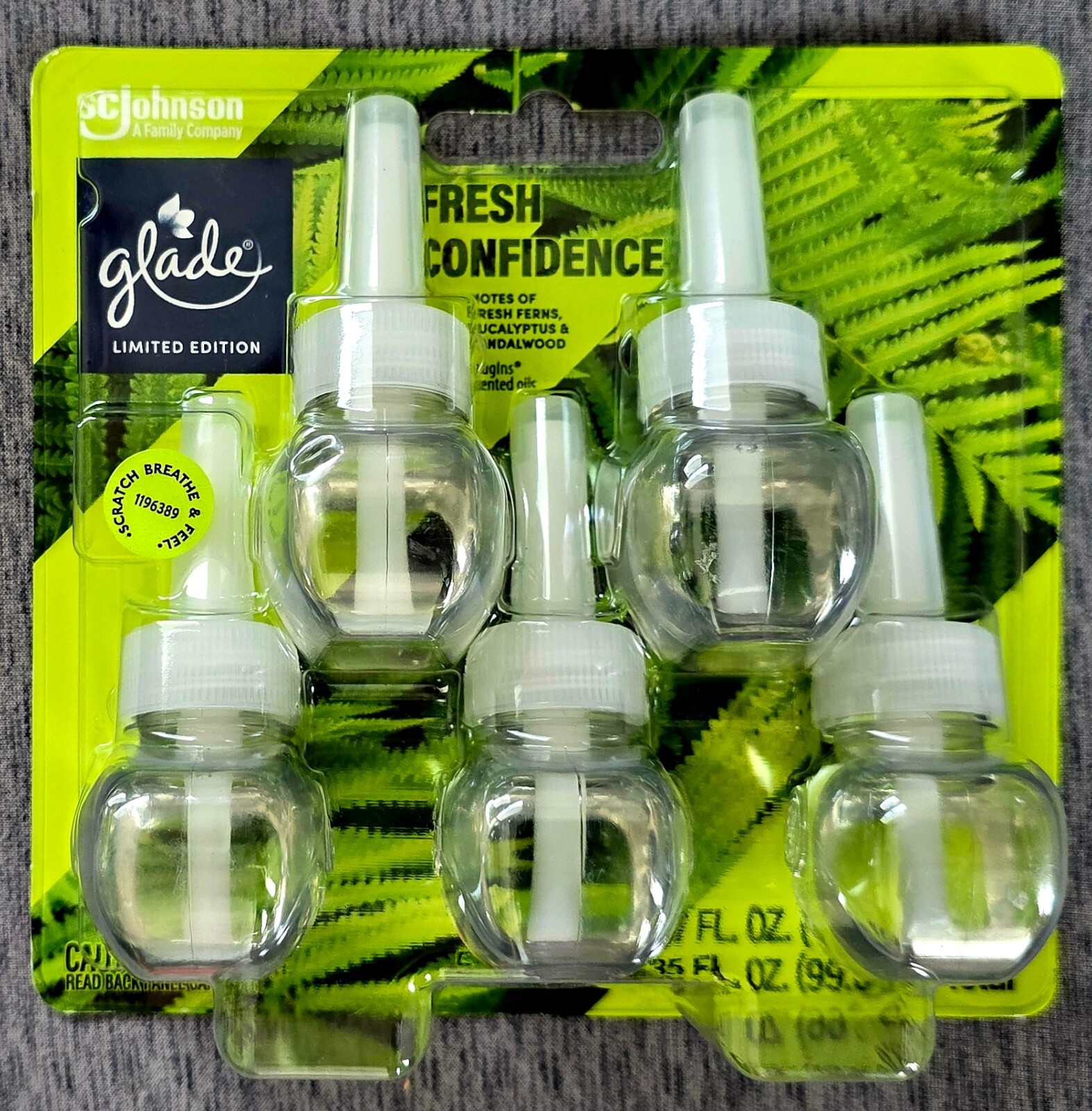 10 Glade PlugIns Scented Oil Refills FRESH CONFIDENCE 2 x 5 packs Limited gallery