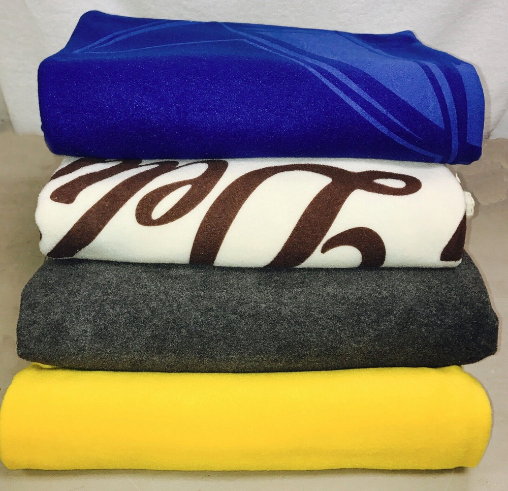 2 pack Extra Soft Warm Fleece Heat Plush Throw Washable Blanket 50" x 60"