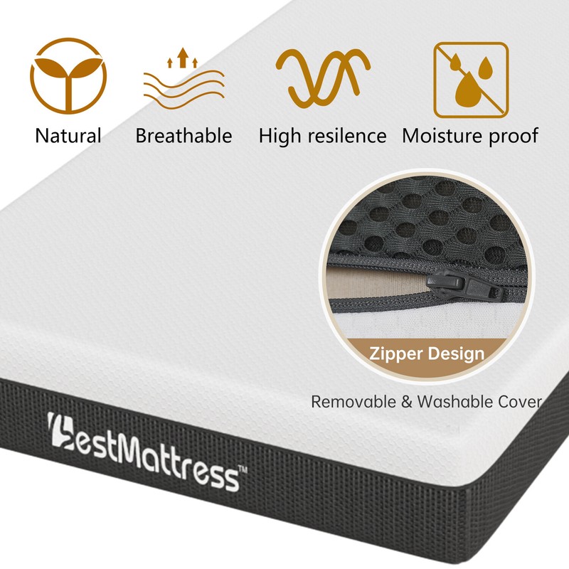 Gel Memory Foam Mattress with Removable Cover Medium Firm Support & Pressure gallery
