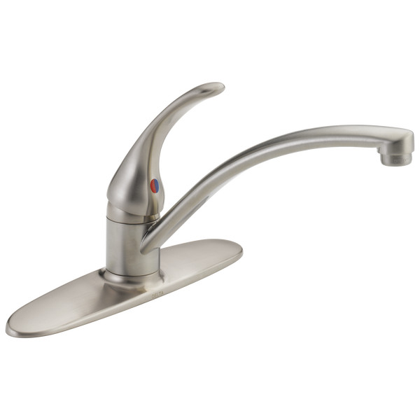 Delta Foundations 1-Handle Kitchen Faucet Stainless-Certified Refurbished gallery